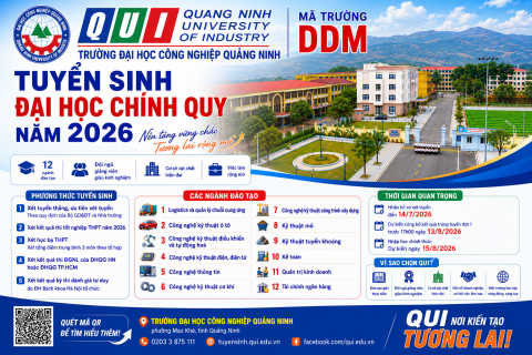 Thông báo tuyển sinh đại học chính quy năm 2026
